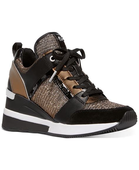 michael kors knit sneakers|Michael Kors women's wedge sneakers.